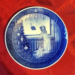 Nineteen eighty two royal copenhagen wall art plate